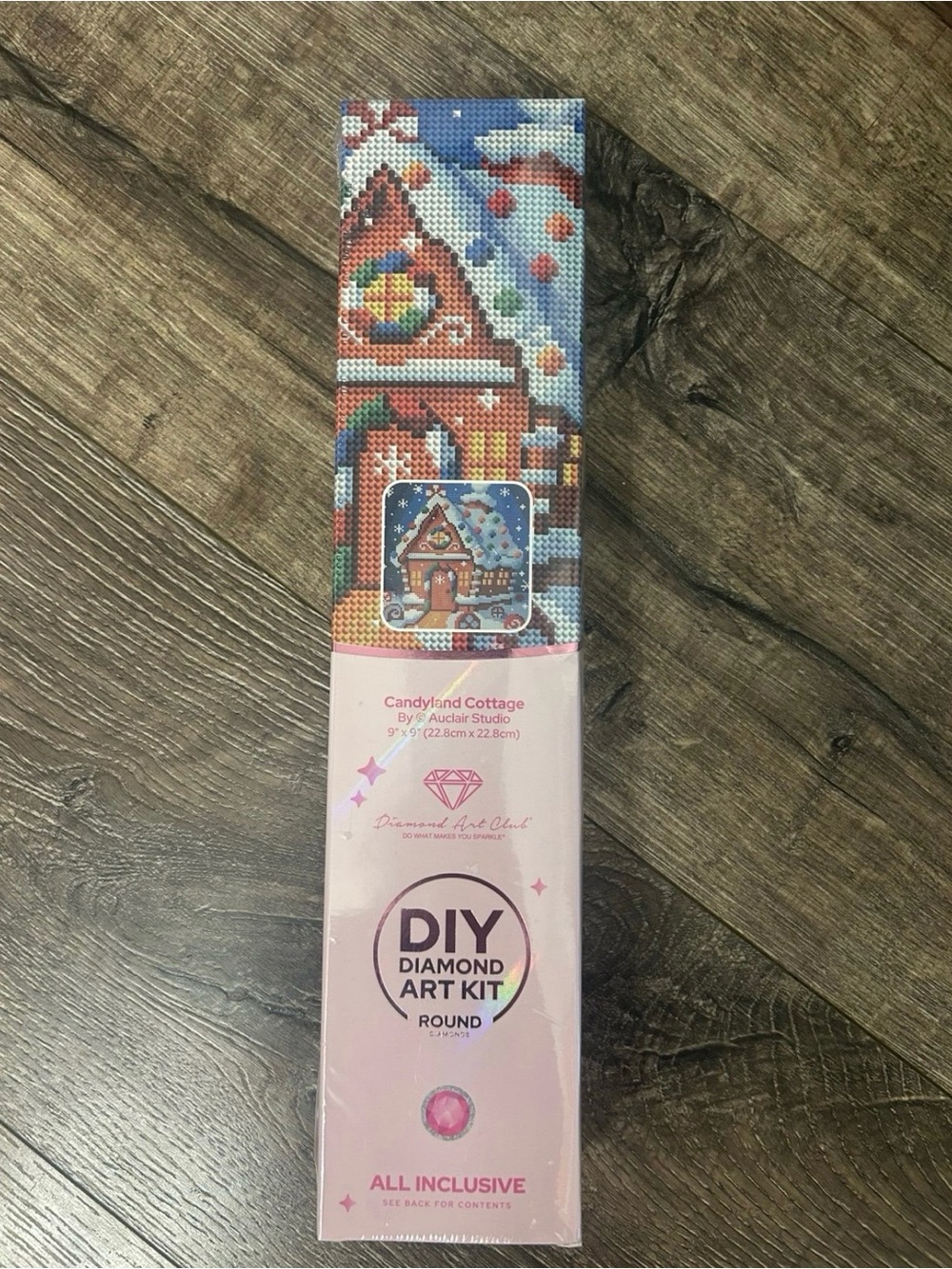 DIY Diamond Art Kit - Candyland Cottage (Pink)
